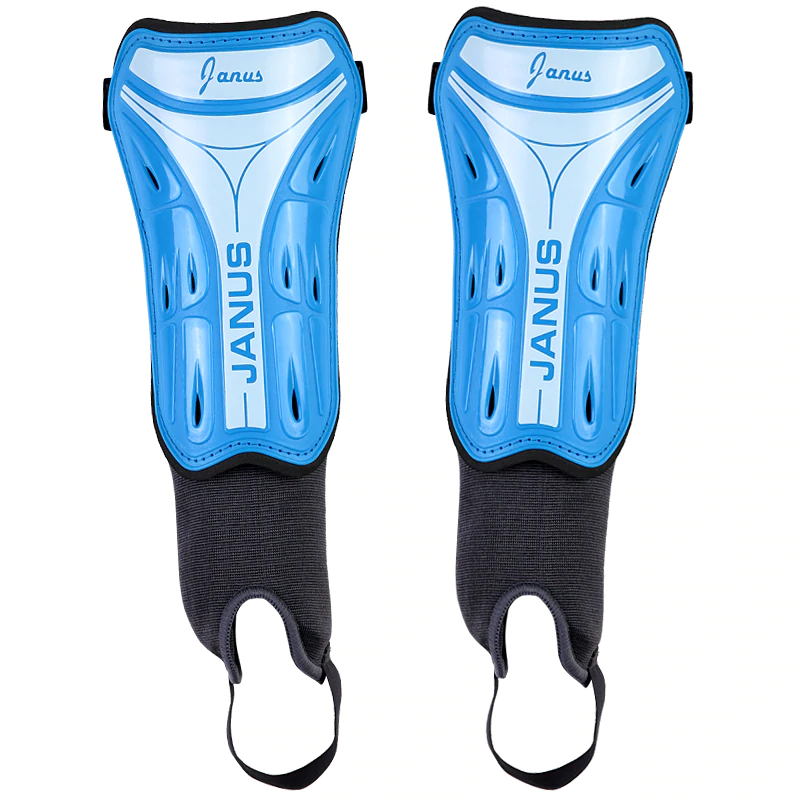 Soccer shin pads with ankle protection