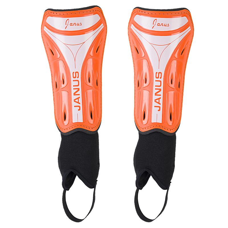 Soccer shin pads with ankle protection