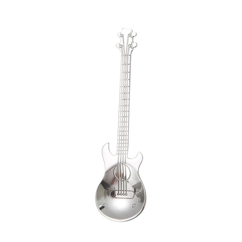 Stainless steel teaspoon with guitar for tea & coffee & dessertsCutlery