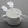 Heart shaped stainless steel teaspoons for tea & coffee & desserts 10 piecesCutlery