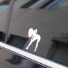Sexy girl - vinyl car sticker 9 * 15 cmStickers