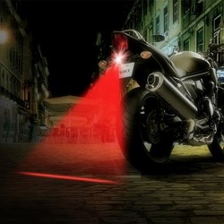 Motorcycle laser fog lamp - tail lightLights