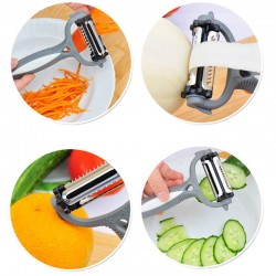 Multifunctional 360 degree rotary kitchen tool - peeler for vegetables & fruits - grater - slicerKitchen knives