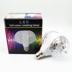 6W LED E27 RGB light - rotating bulb with dual head - stage & disco lampStage & events lighting