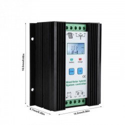 12V PWM wind & solar energy hybrid controller - digital intelligent control - boost charging regulatorSolar panel controllers