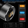 Universal 3.6A dual USB car charger with LED displayInterior accessories