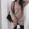 Autumn - winter loose sweater - mini dressDresses