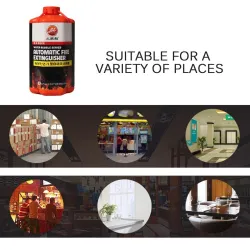 Car fire extinguisher foam - automatic typeInterior accessories