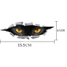 3D peeking cat eyes - vinyl car sticker - waterproofStickers