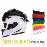 Punk style hair for motorcycle & ski helmetsLights
