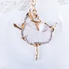 Dancing crystal ballerina - keyringKeyrings