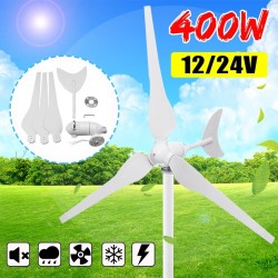 400W 12V- 24V - 3 blade - horizontal - wind turbine generatorElectronics & Tools