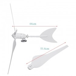 400W 12V- 24V - 3 blade - horizontal - wind turbine generatorElectronics & Tools