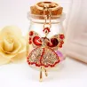 Crystal angel with wings - keyringKeyrings