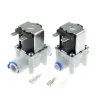 Plastic solenoid valve - 1/4"-3/8" hose pipe - quick connection RO water reverse osmosis systemPumps